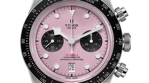 Tudor Launches A Pink Black Bay Chrono Watch With Inter Miami .